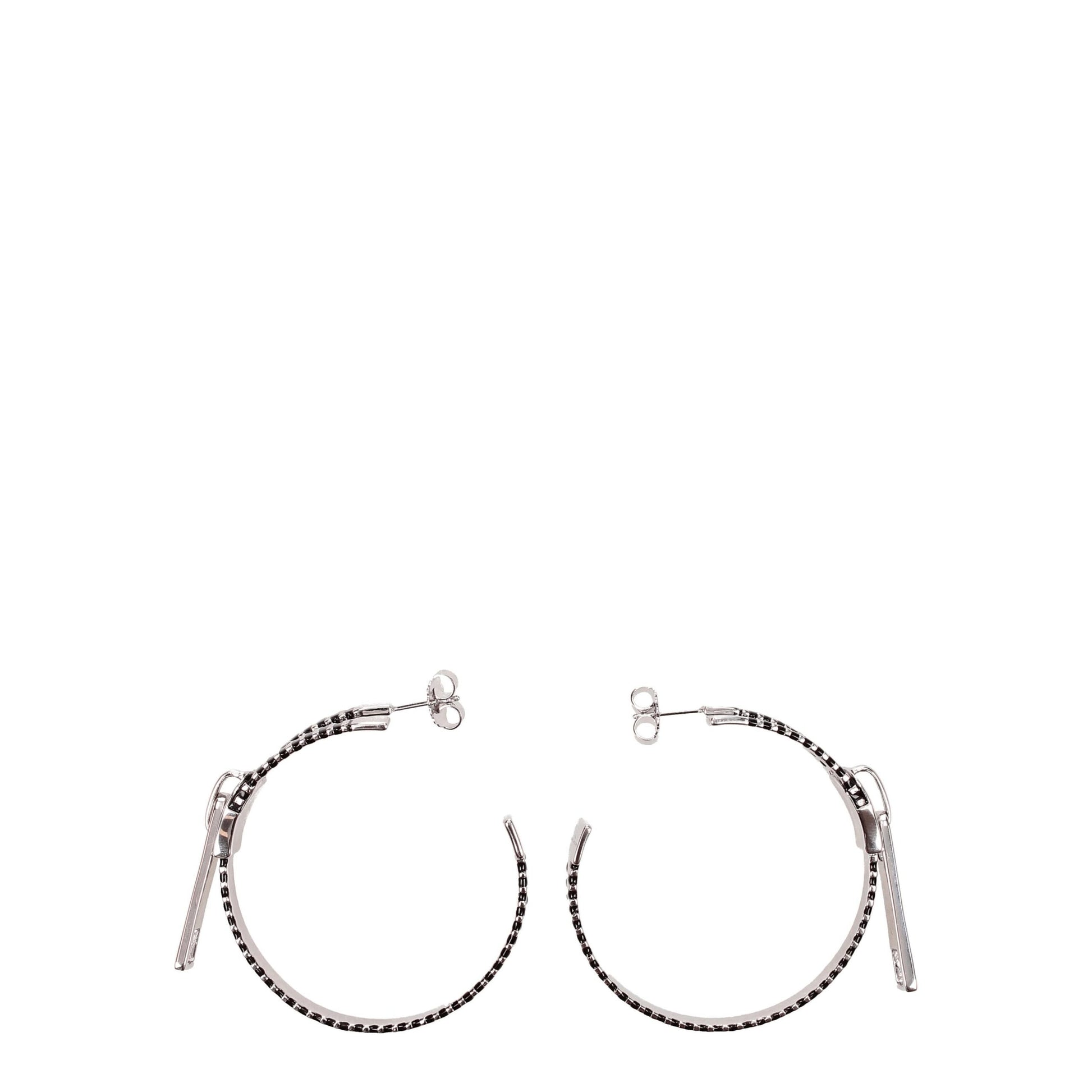 Marc Jacobs Gray Silver Earrings Marc Jacobs