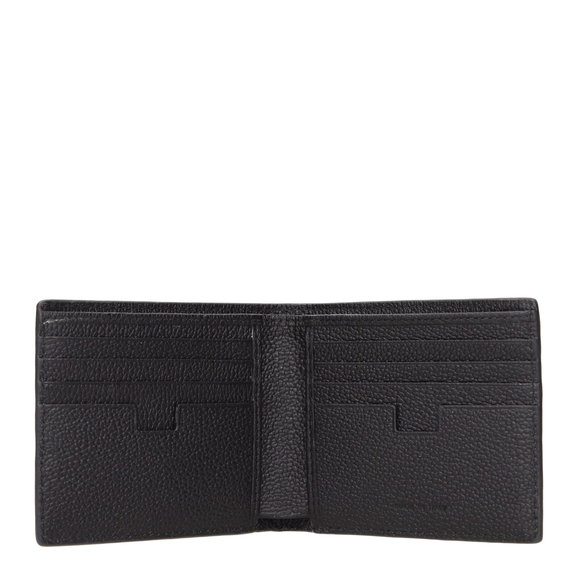 Testoni Black Leather Wallets Testoni