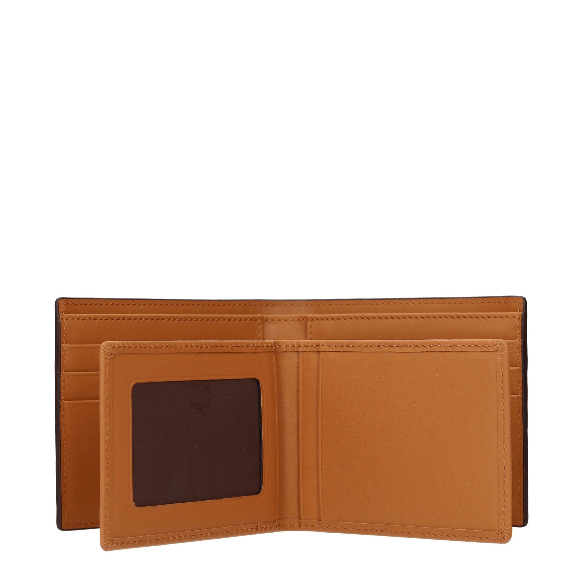 MCM Brown Leather Wallets MCM