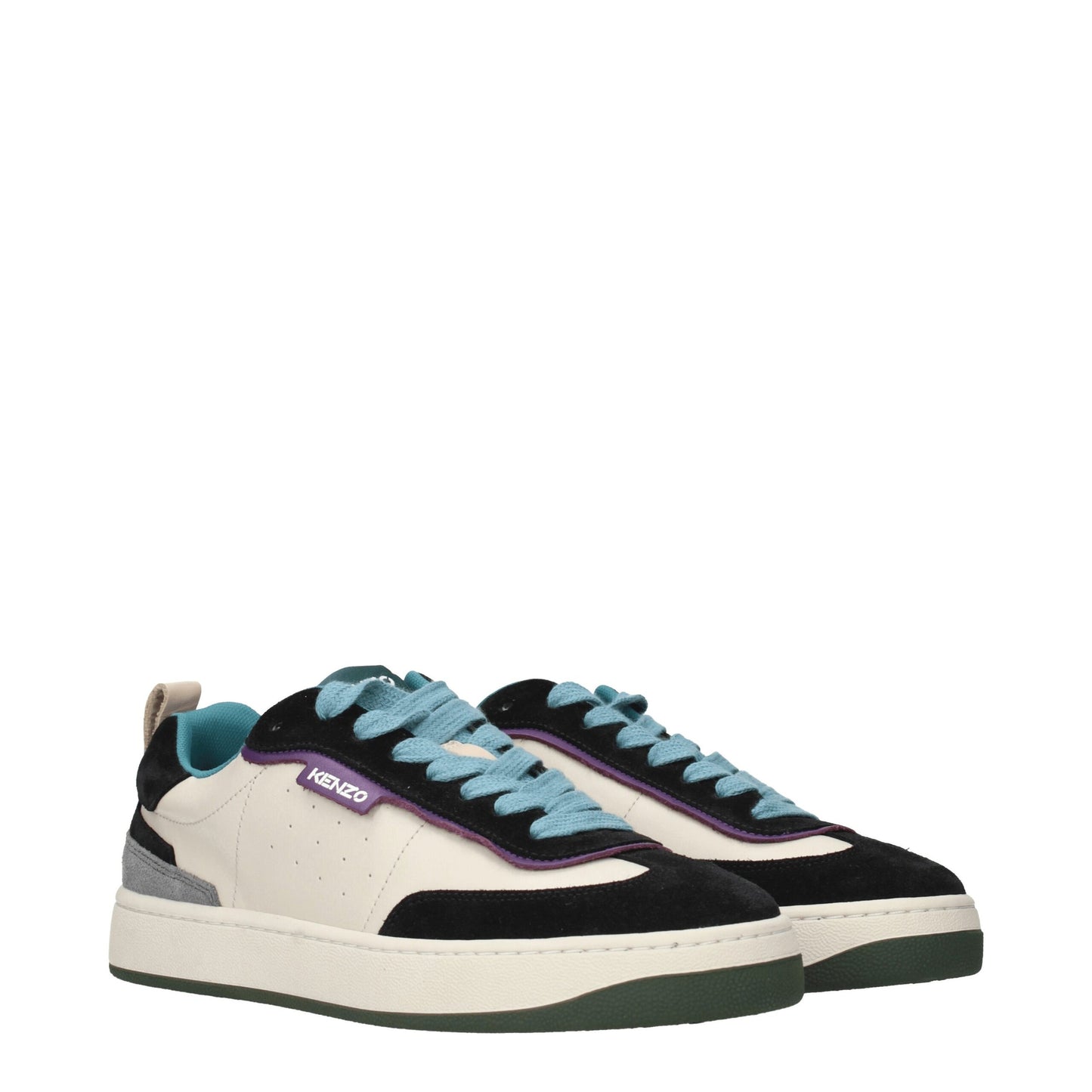 Kenzo Multicolor Leather Low Top Sneakers Kenzo
