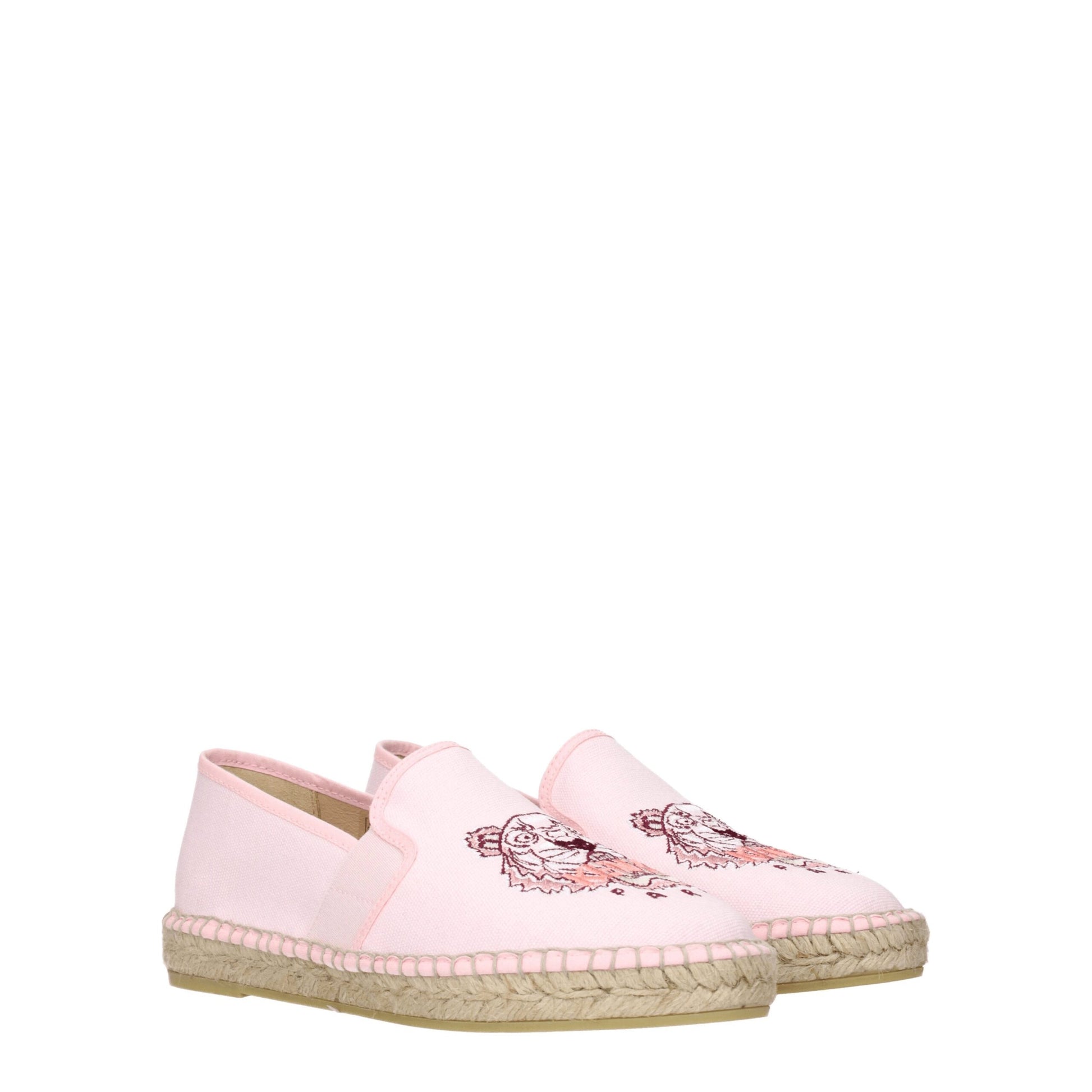 Kenzo Pink Fabric Espadrilles Kenzo