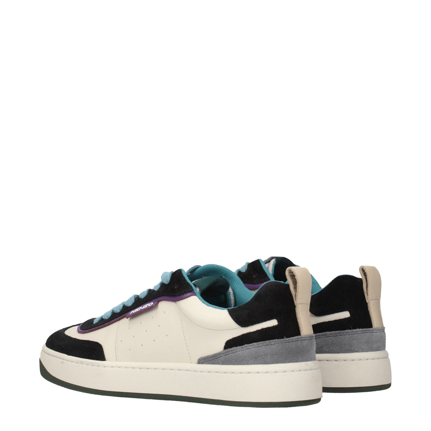 Kenzo Multicolor Leather Low Top Sneakers Kenzo