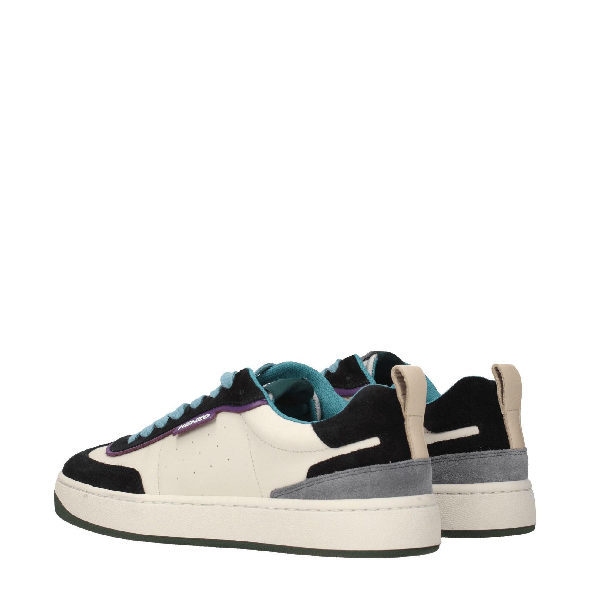 Kenzo Multicolor Leather Low Top Sneakers Kenzo