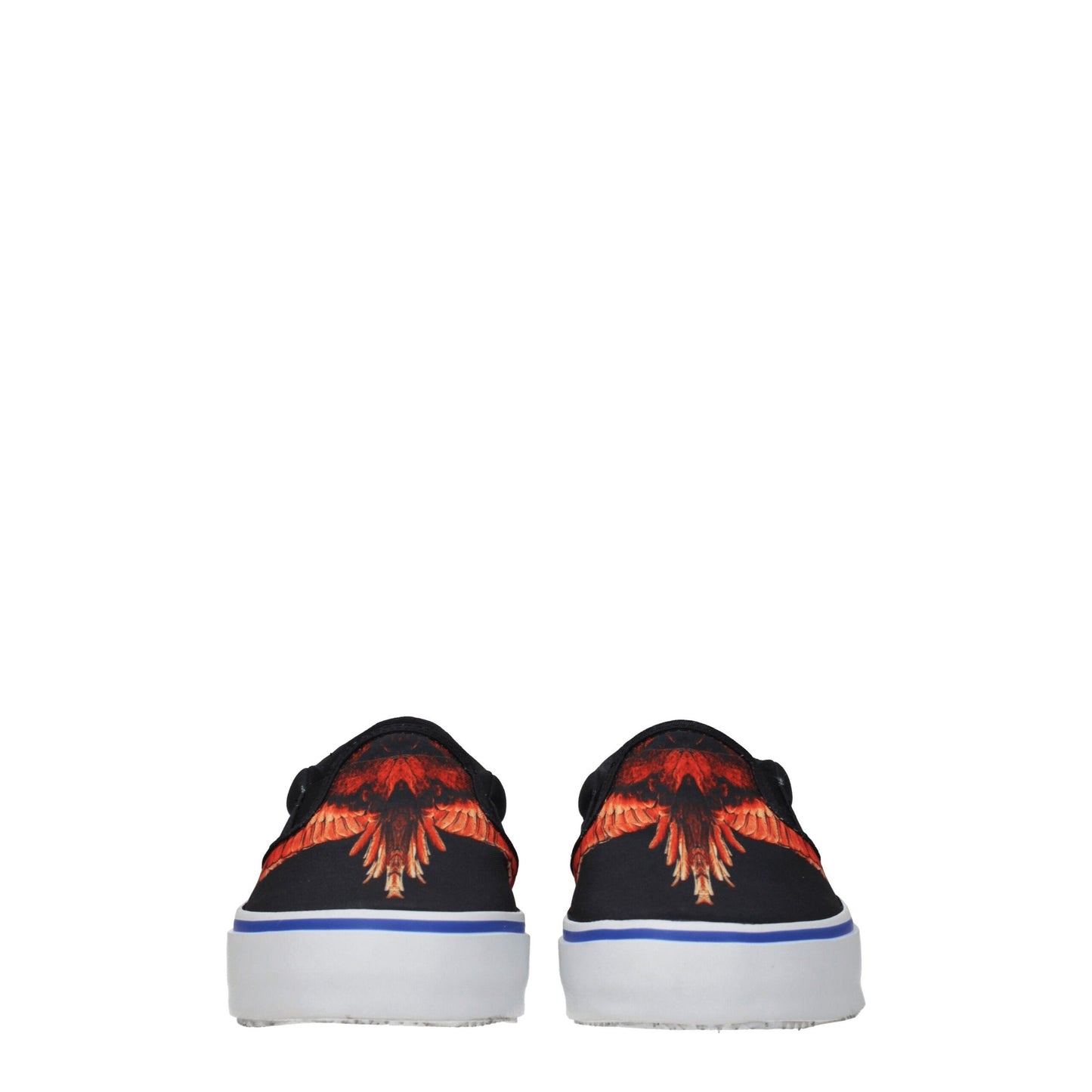 Marcelo Burlon Black Fabric Slip-On Loafers Marcelo Burlon