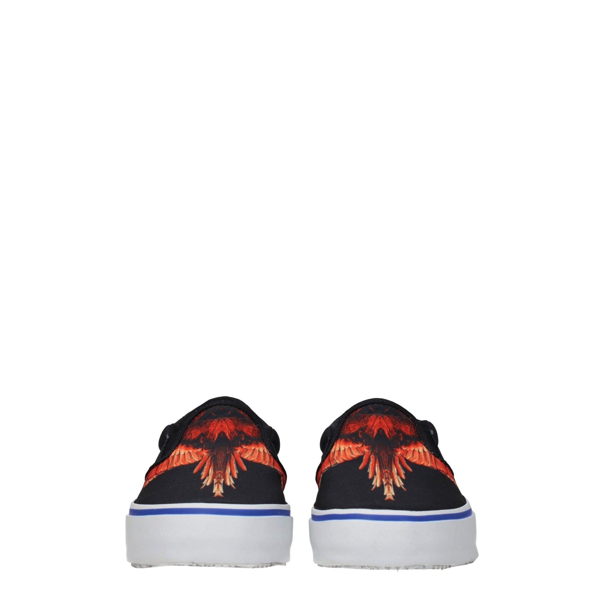 Marcelo Burlon Black Fabric Slip-On Loafers Marcelo Burlon