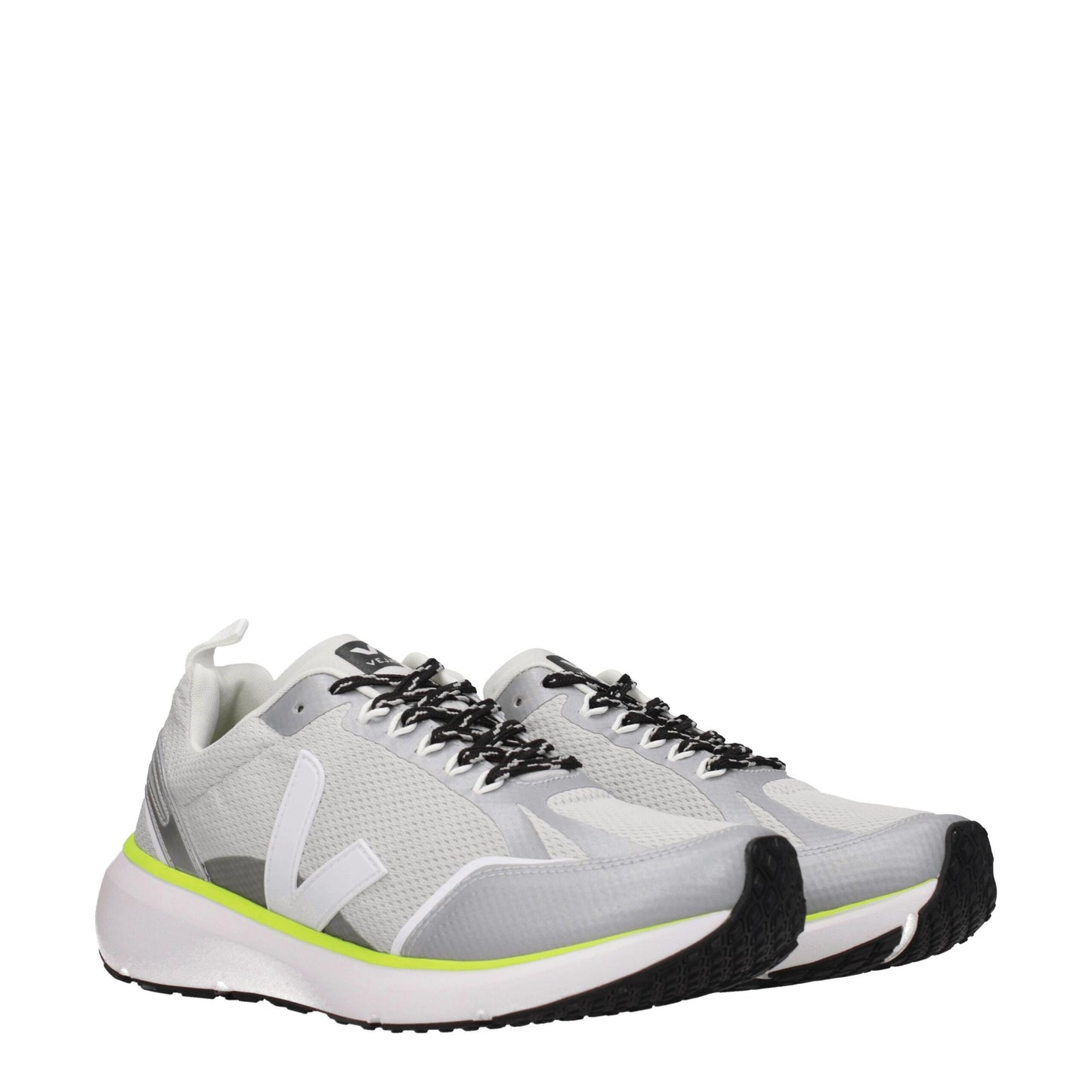 Veja Gray Fabric Athletic Sneakers Veja