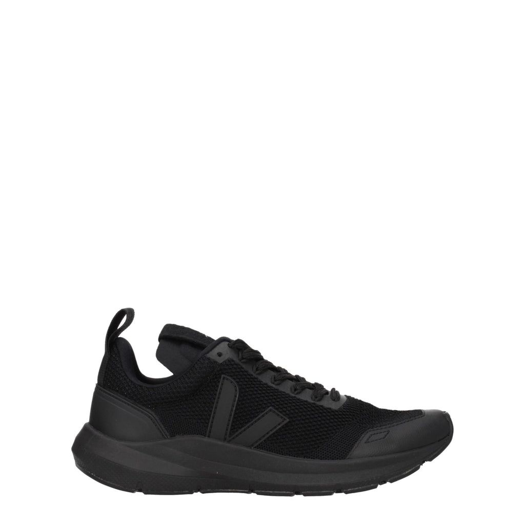 Veja Black Fabric Athletic Sneakers Veja
