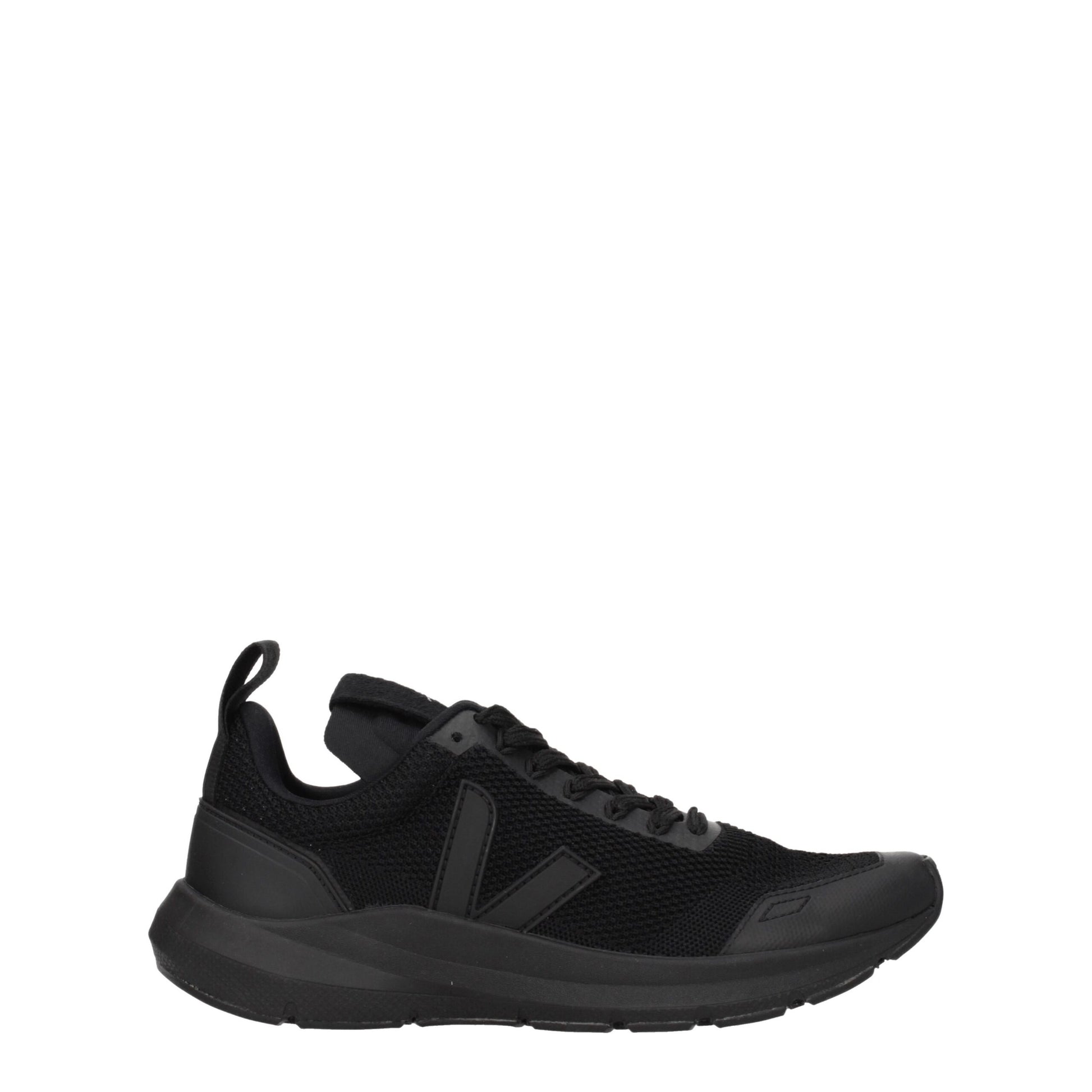 Veja Black Fabric Athletic Sneakers Veja