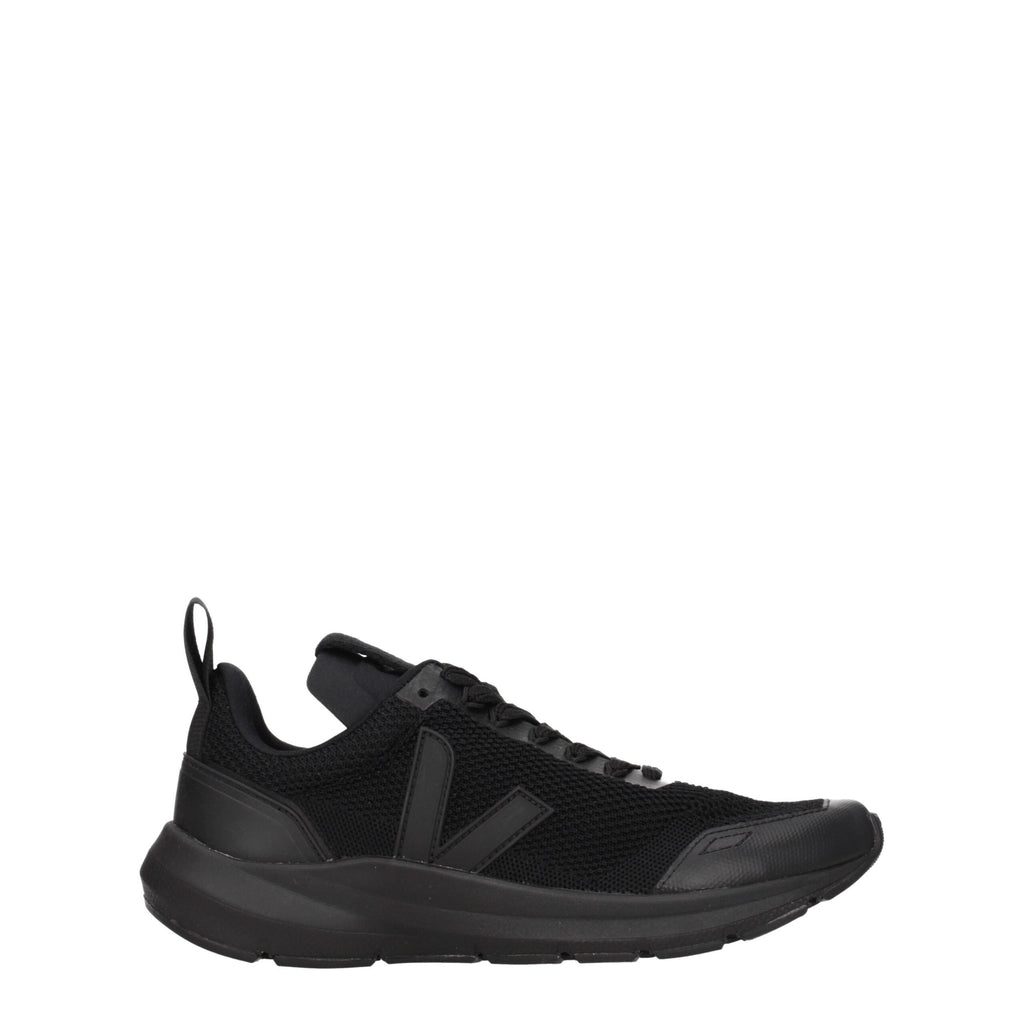 Veja Black Fabric Athletic Sneakers Veja