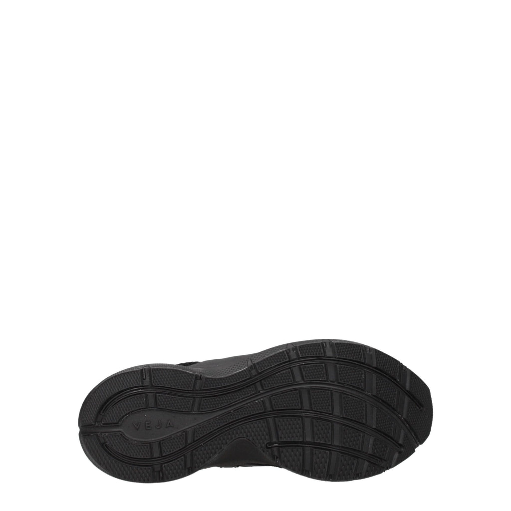 Veja Black Fabric Athletic Sneakers Veja