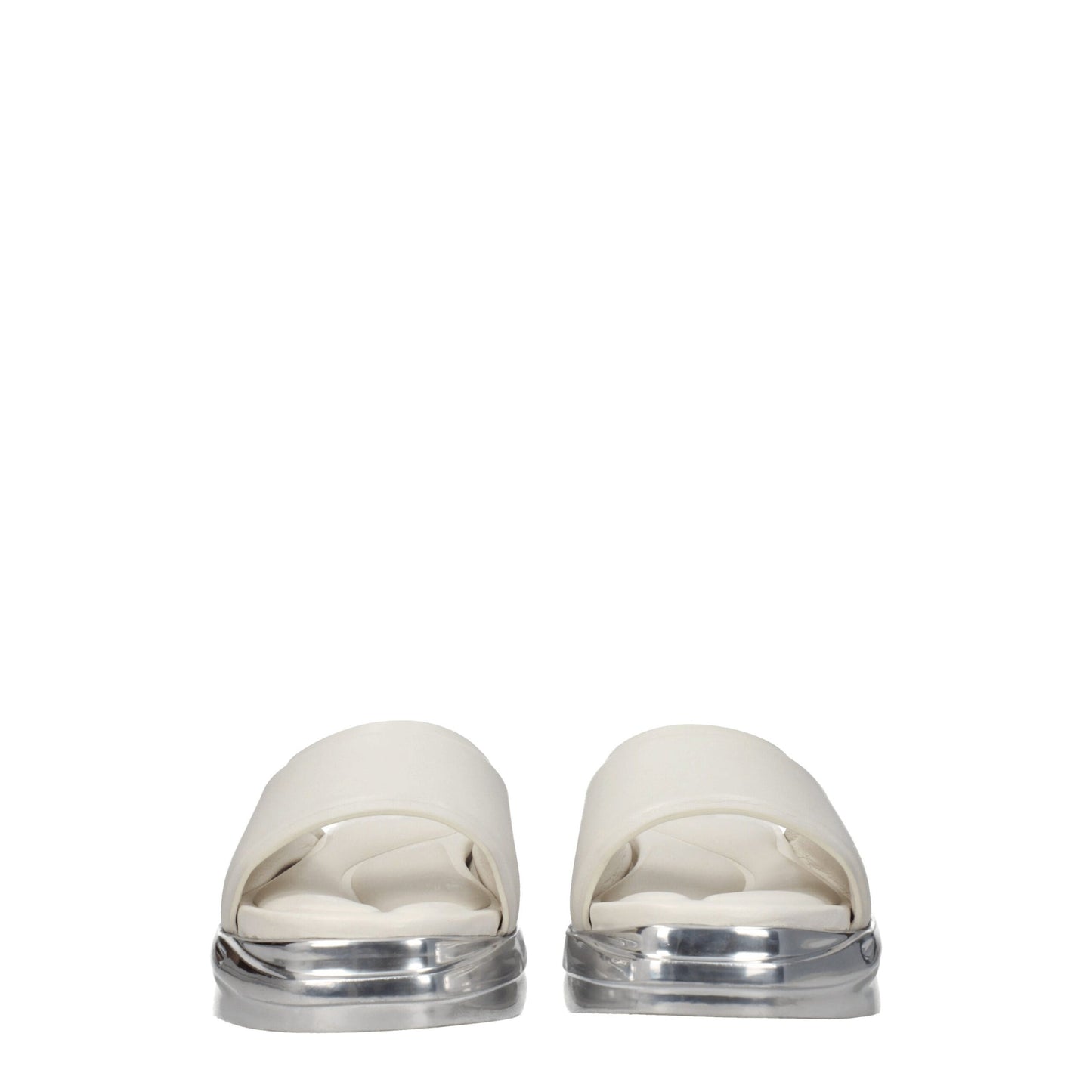 Alyx Gray Leather Slippers Sandals