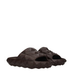 Valentino Garavani Brown Cotton Slippers Valentino Garavani