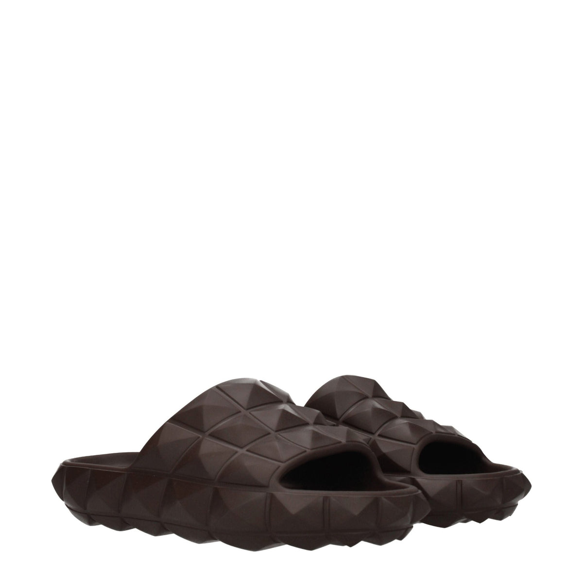 Valentino Garavani Brown Cotton Slippers Valentino Garavani