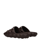 Valentino Garavani Brown Cotton Slippers Valentino Garavani