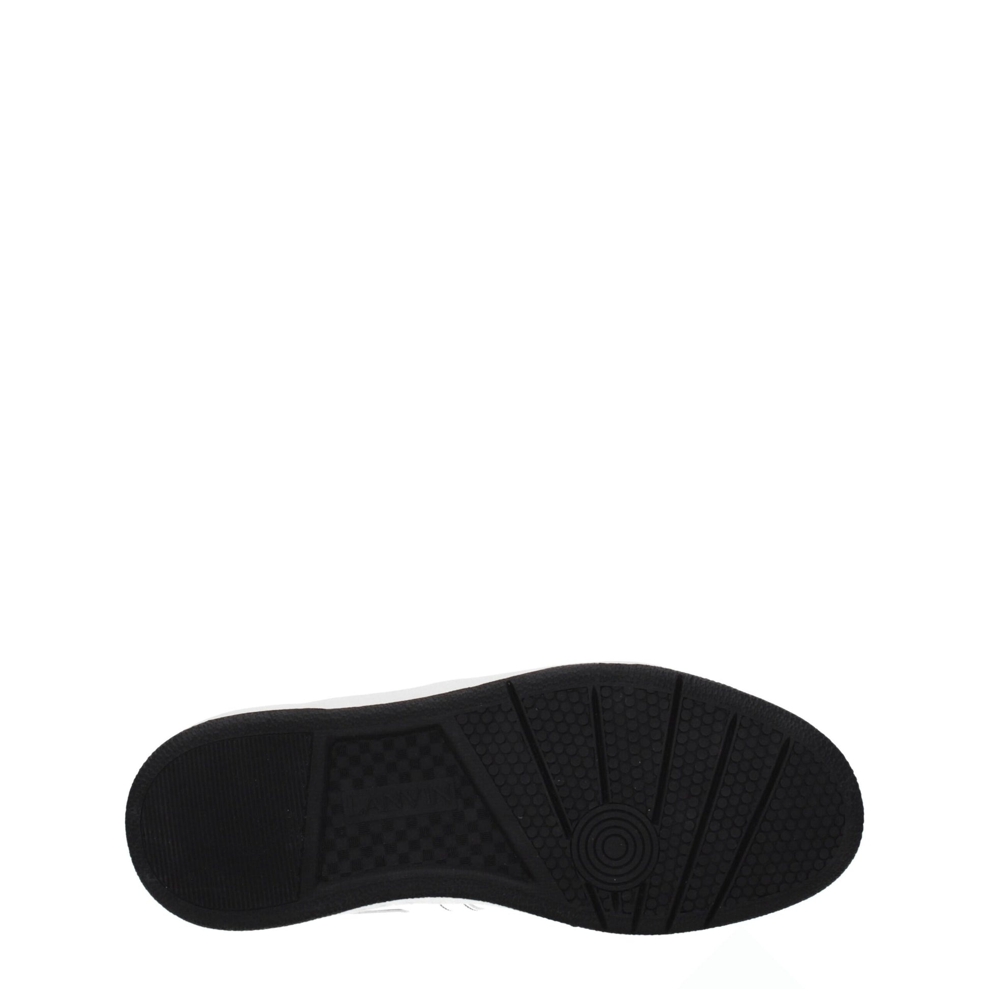 Lanvin White Leather High Top Sneakers Lanvin