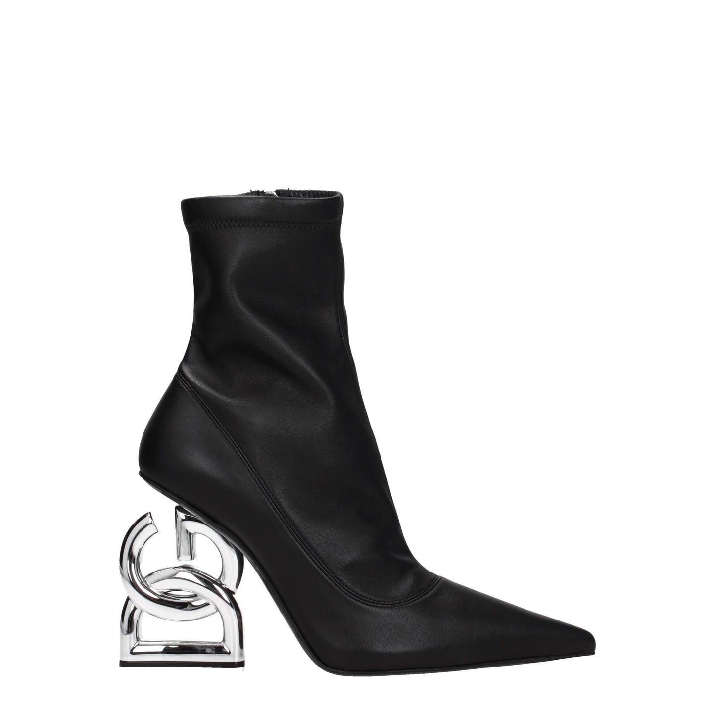 Dolce & Gabbana Black Leather Ankle Boots Dolce & Gabbana