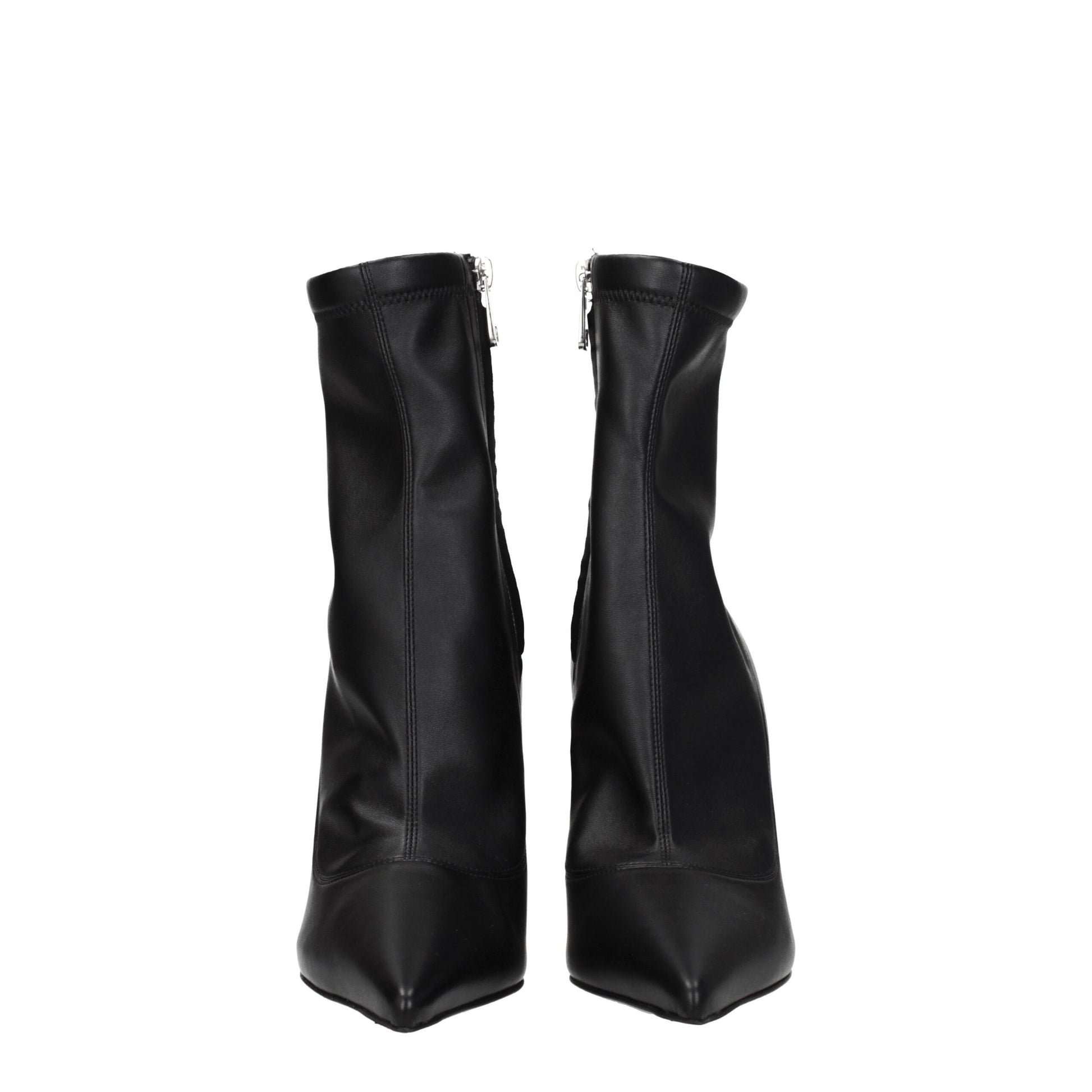 Dolce & Gabbana Black Leather Ankle Boots Dolce & Gabbana