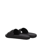Lanvin Black Cotton Slippers Lanvin