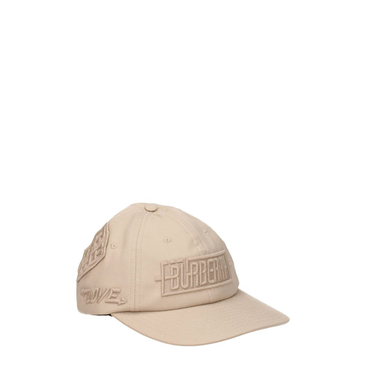 Burberry Beige Cotton Caps Baseball Hat