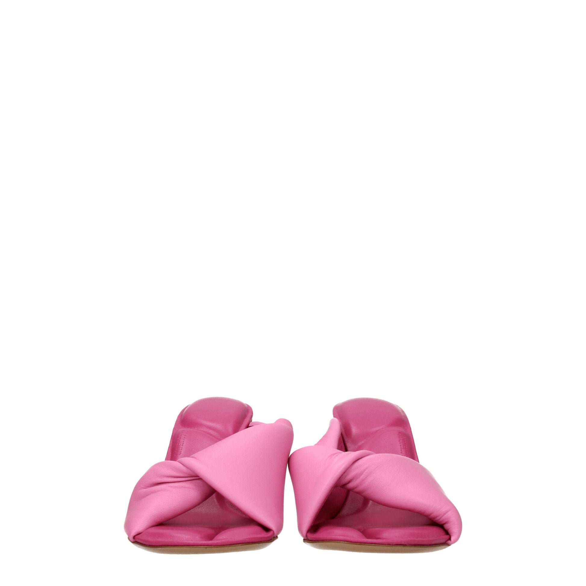 Jacquemus Pink Leather Stiletto Heel Sandals Jacquemus