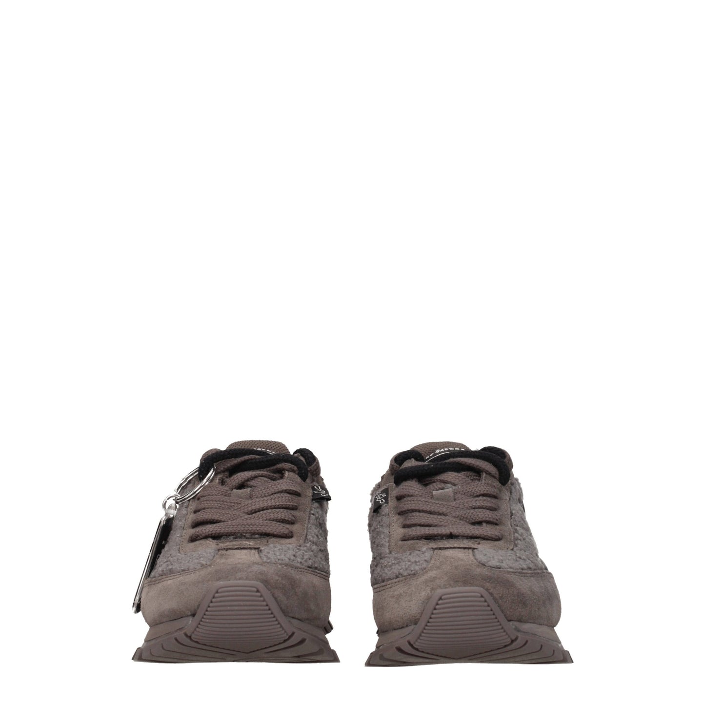 Marc Jacobs Gray Fur Chunky Sneakers Marc Jacobs