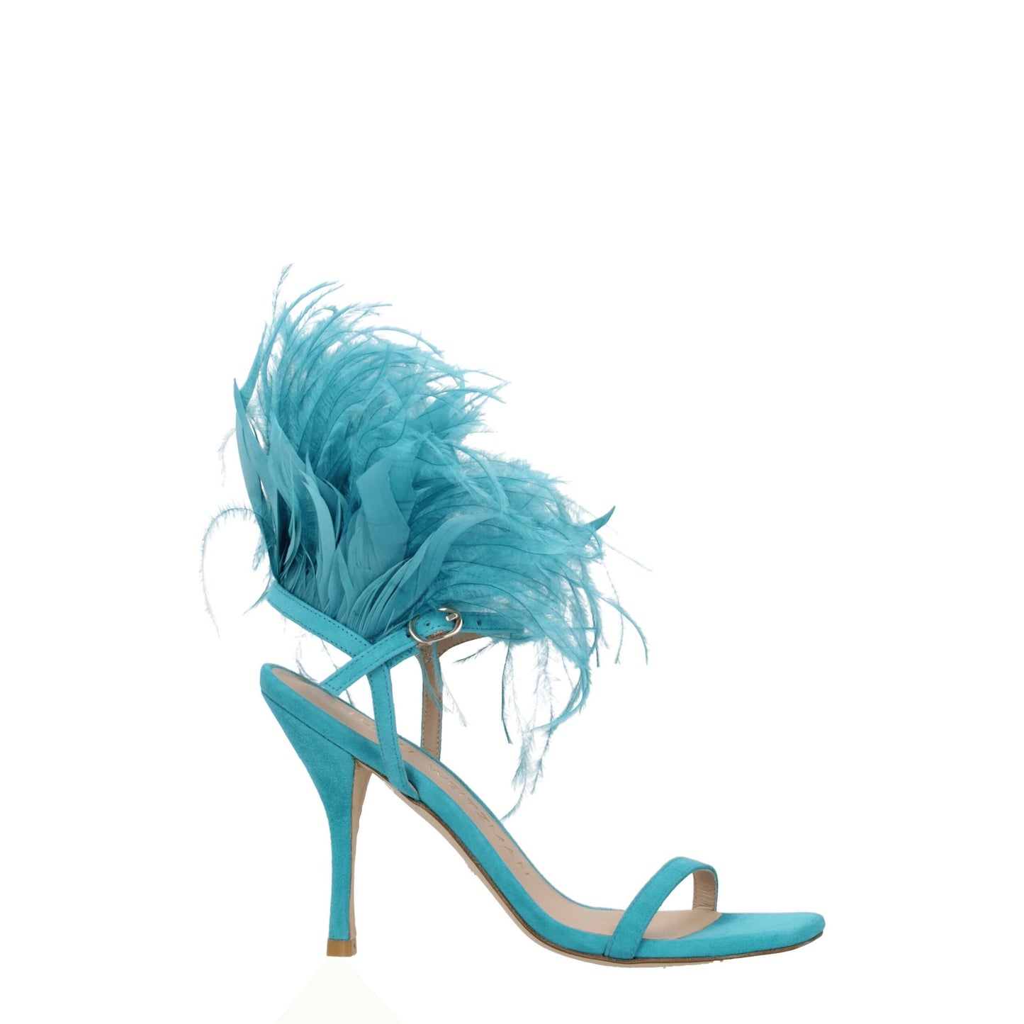 Stuart Weitzman Green Leather Stiletto Heel Sandals Stuart Weitzman