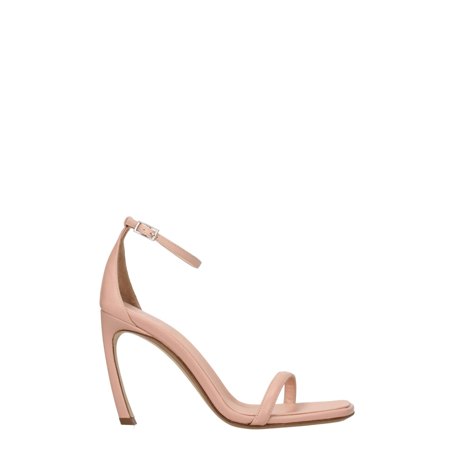 Lanvin Pink Leather Stiletto Heel Sandals Lanvin