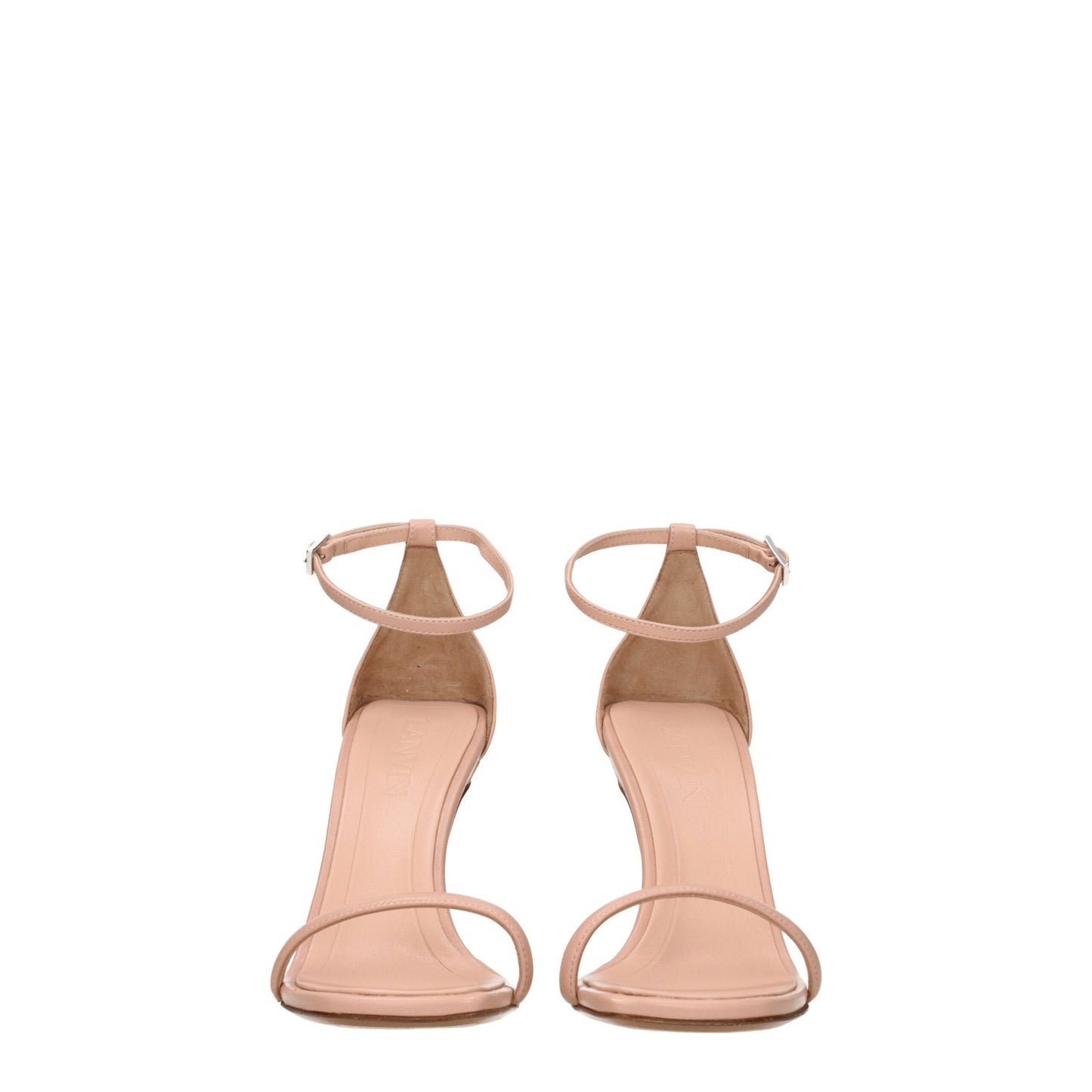 Lanvin Pink Leather Stiletto Heel Sandals Lanvin