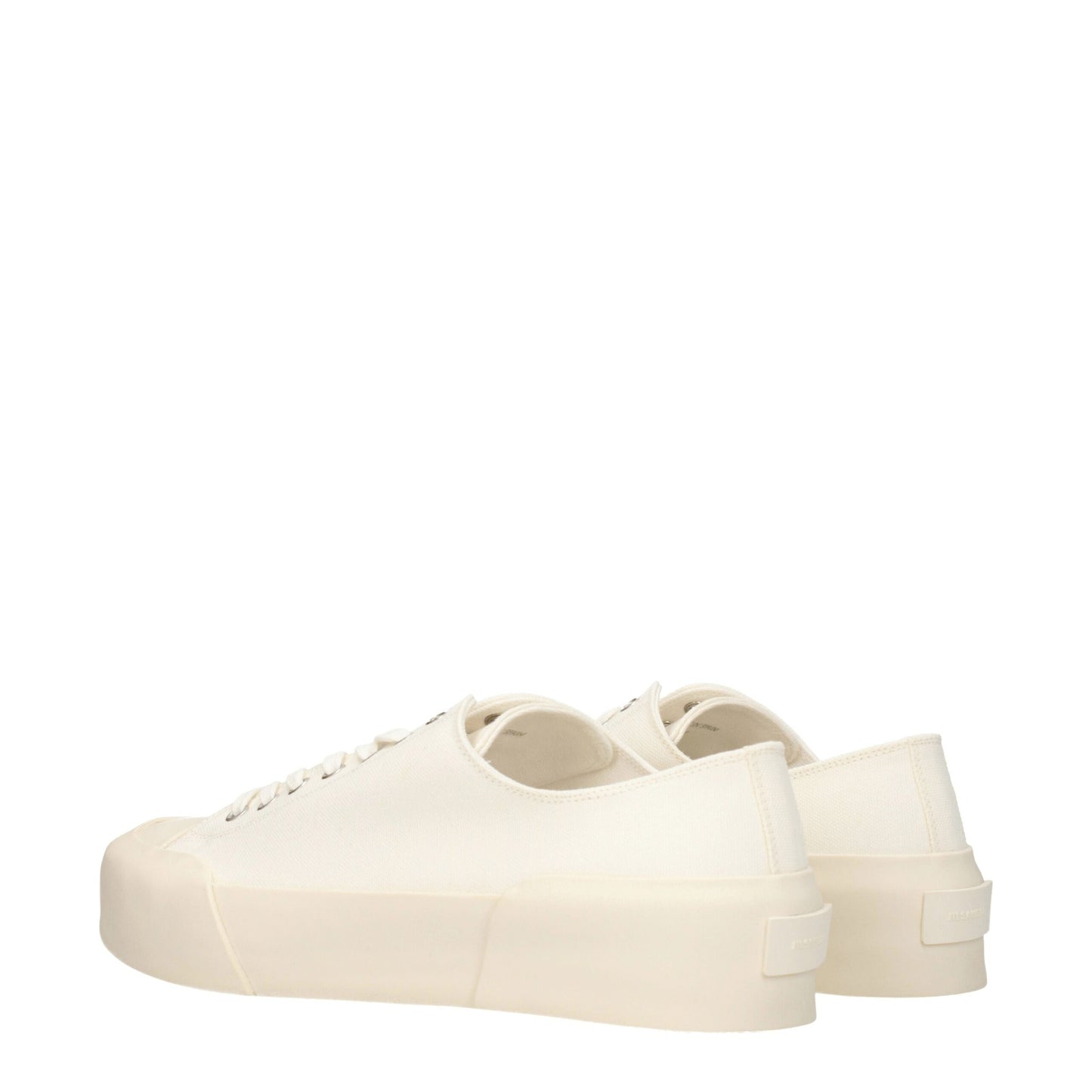 Jil Sander Beige Fabric Low Top Sneakers Jil Sander