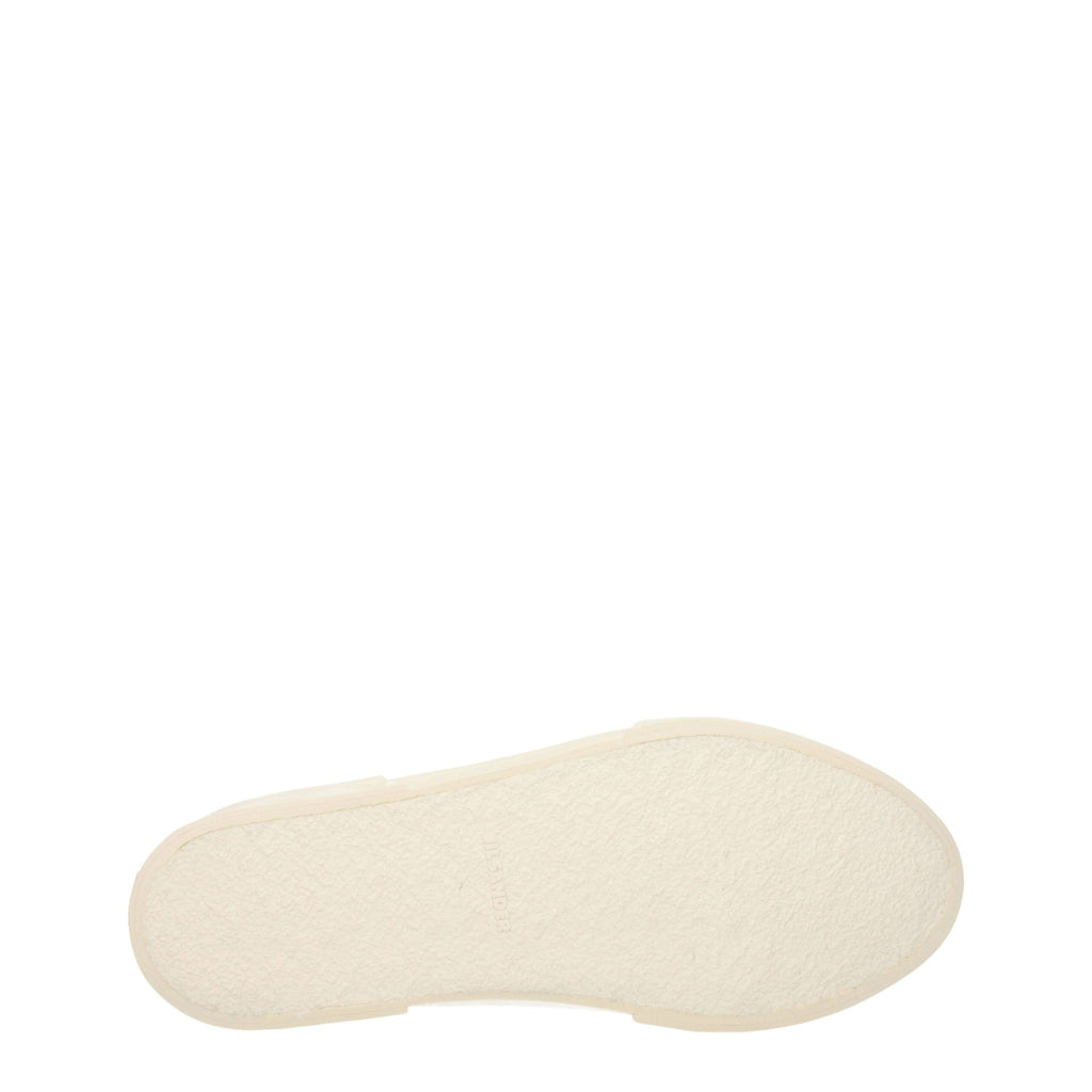 Jil Sander Beige Fabric Low Top Sneakers Jil Sander