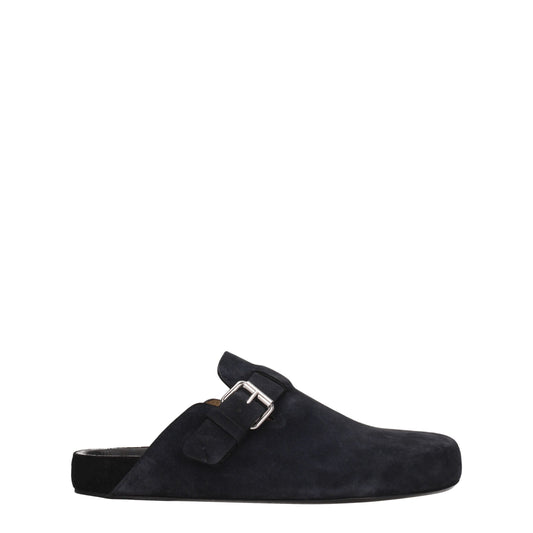 Isabel Marant Black Leather Slippers Isabel Marant