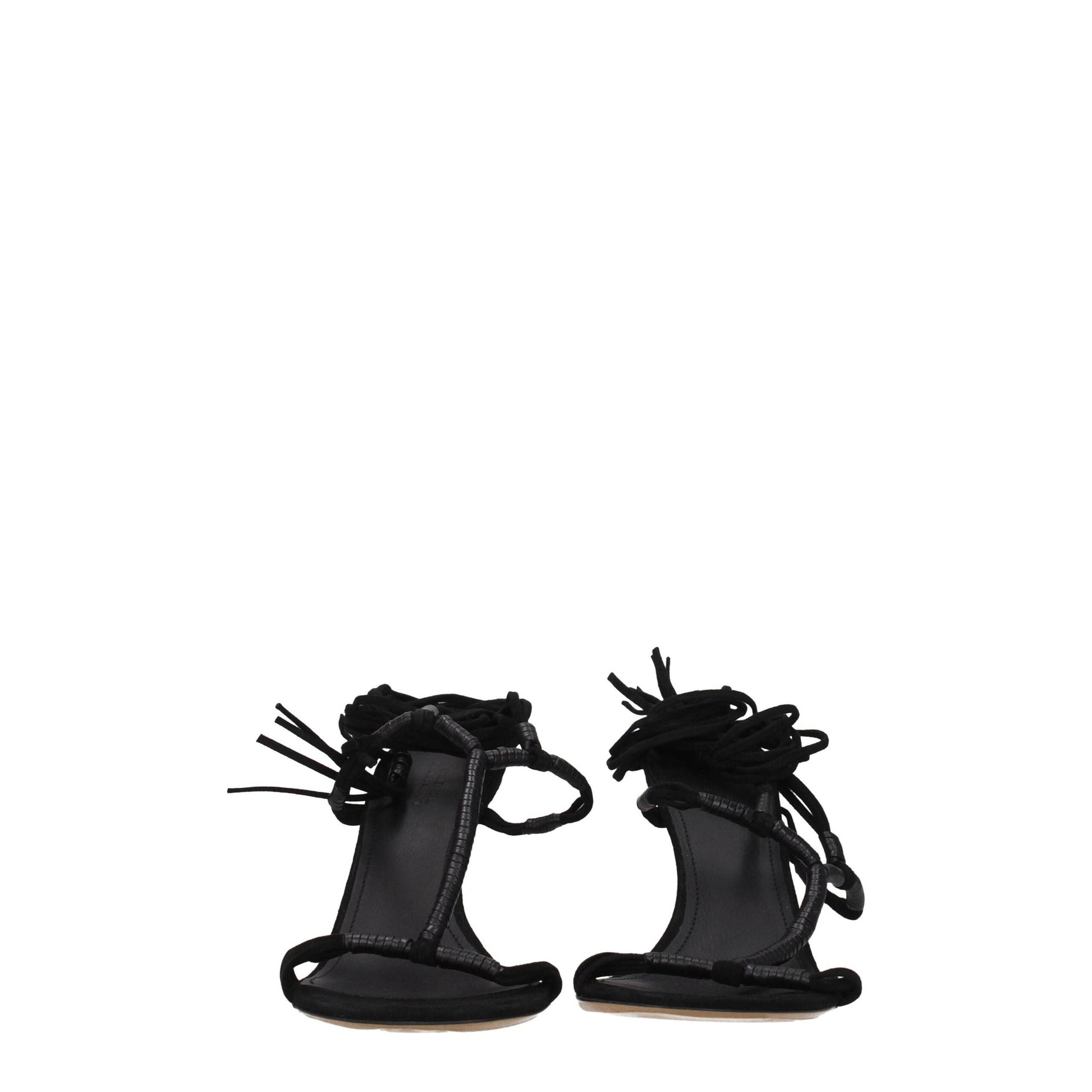 Isabel Marant Black Leather Stiletto Heel Sandals Isabel Marant