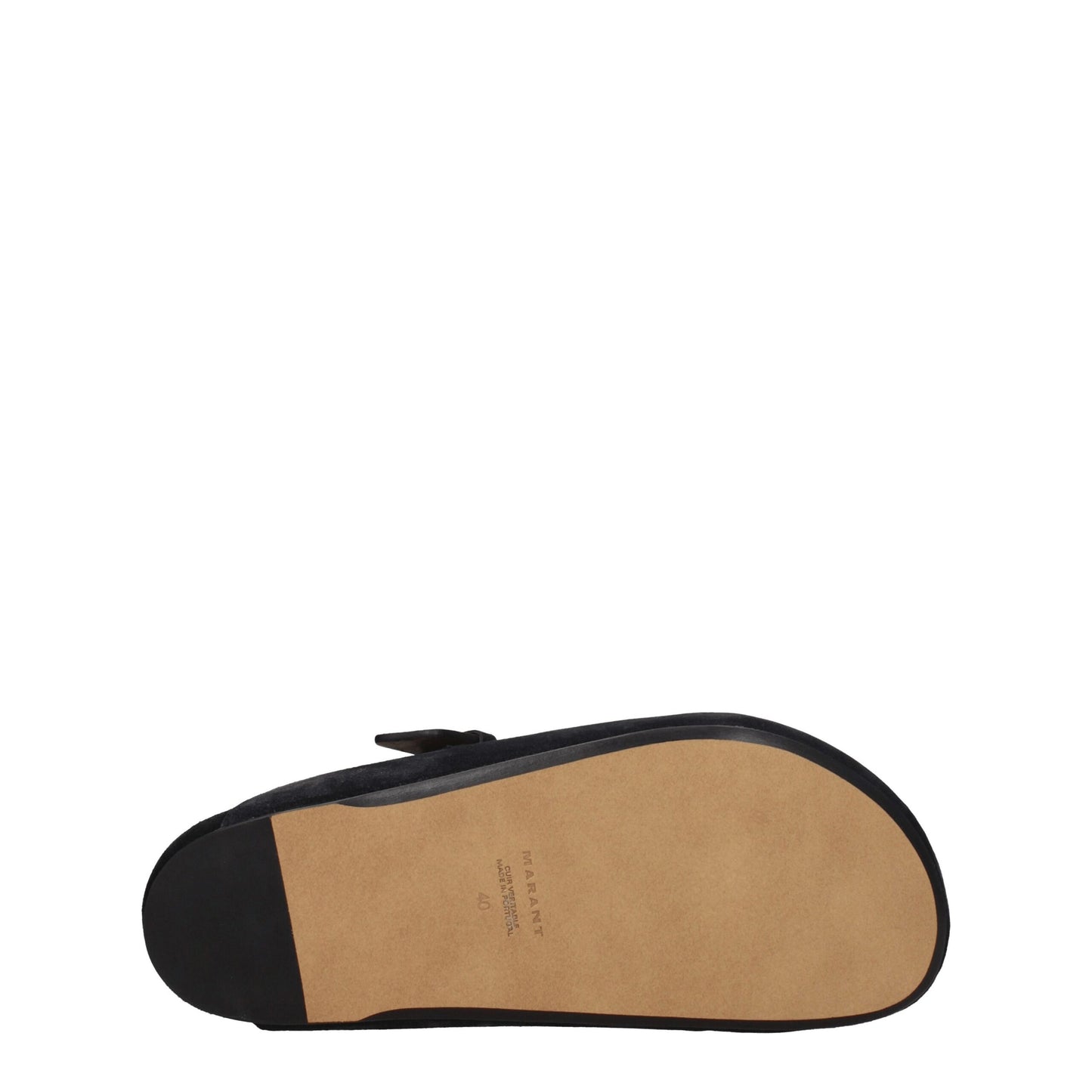 Isabel Marant Black Leather Slippers Isabel Marant