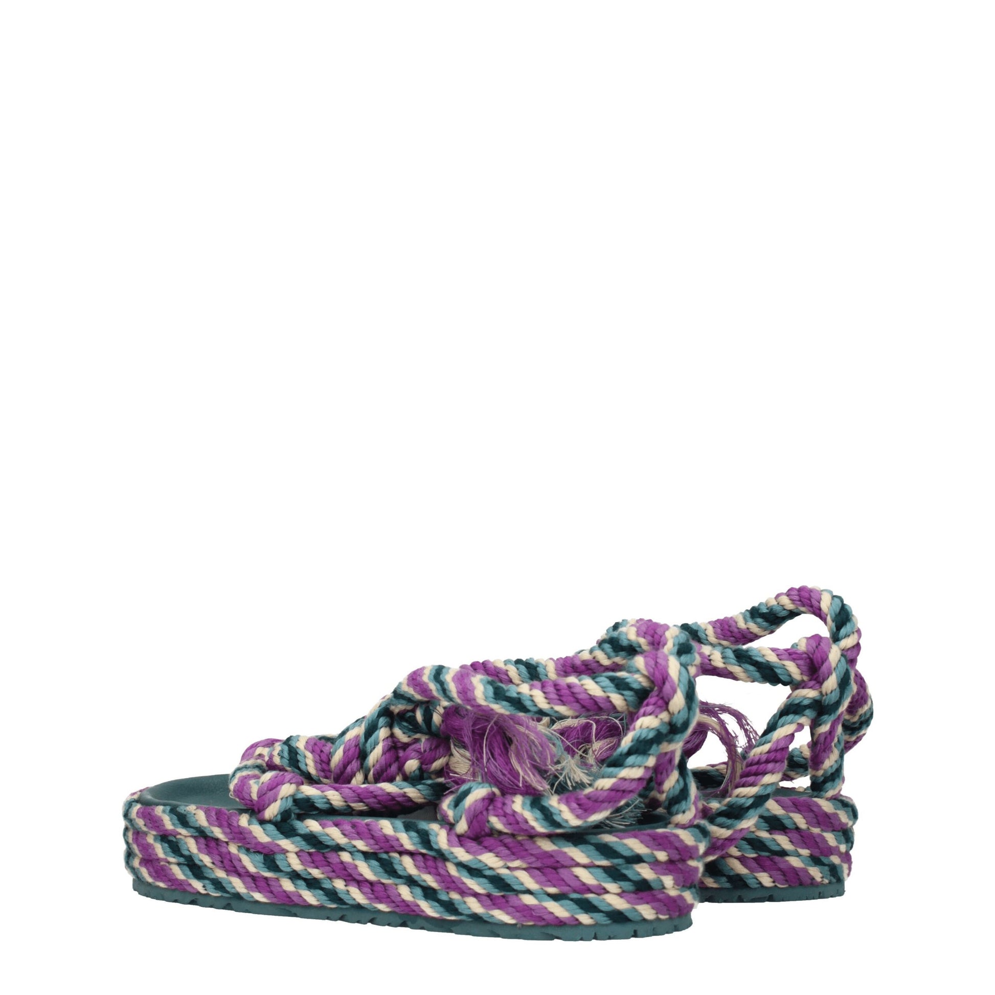 Isabel Marant Multicolor Fabric Flat Sandals Isabel Marant