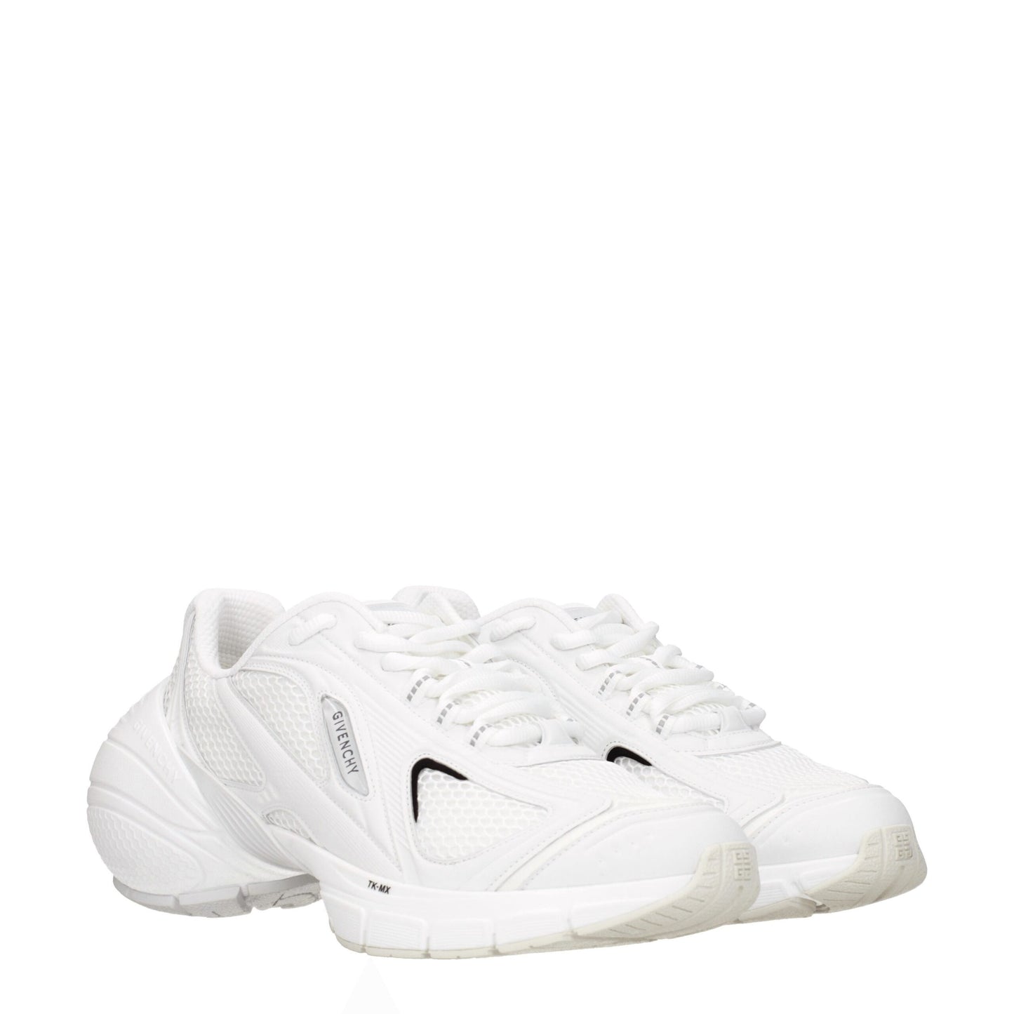 Givenchy White Fabric Athletic Sneakers Givenchy