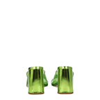 Miu Miu Green Plexiglass Platform Sandals Miu Miu