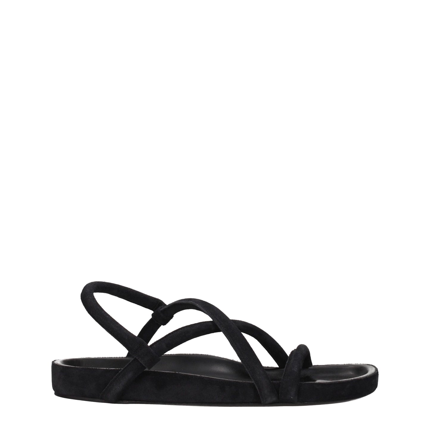 Isabel Marant Black Leather Flat Sandals Isabel Marant