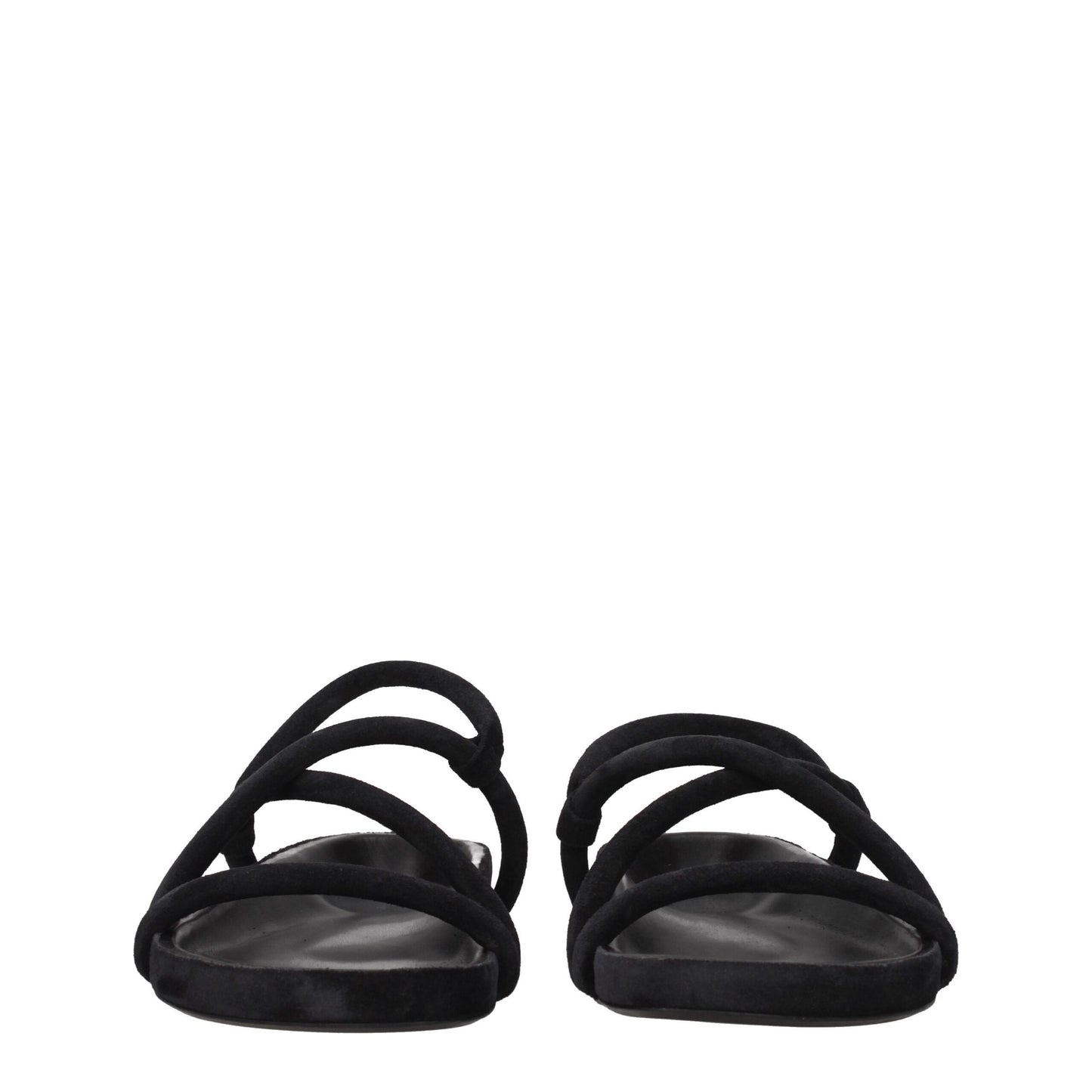 Isabel Marant Black Leather Flat Sandals Isabel Marant