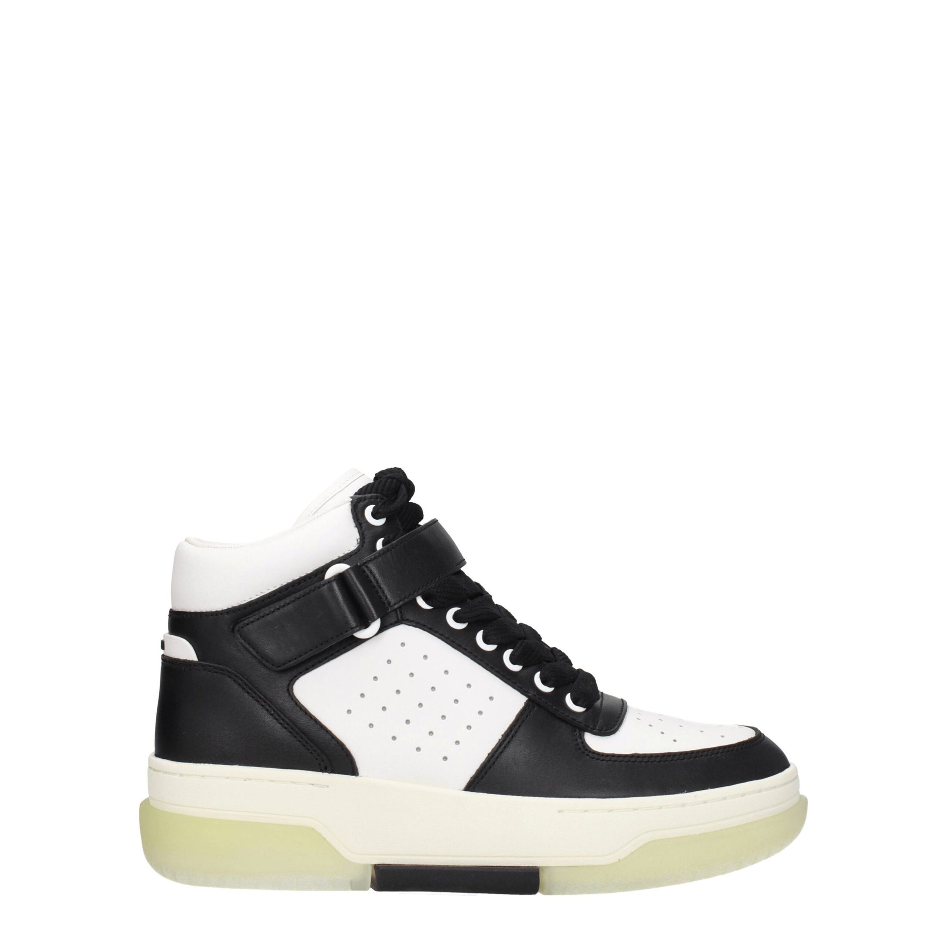 Amiri Black Leather High Tops