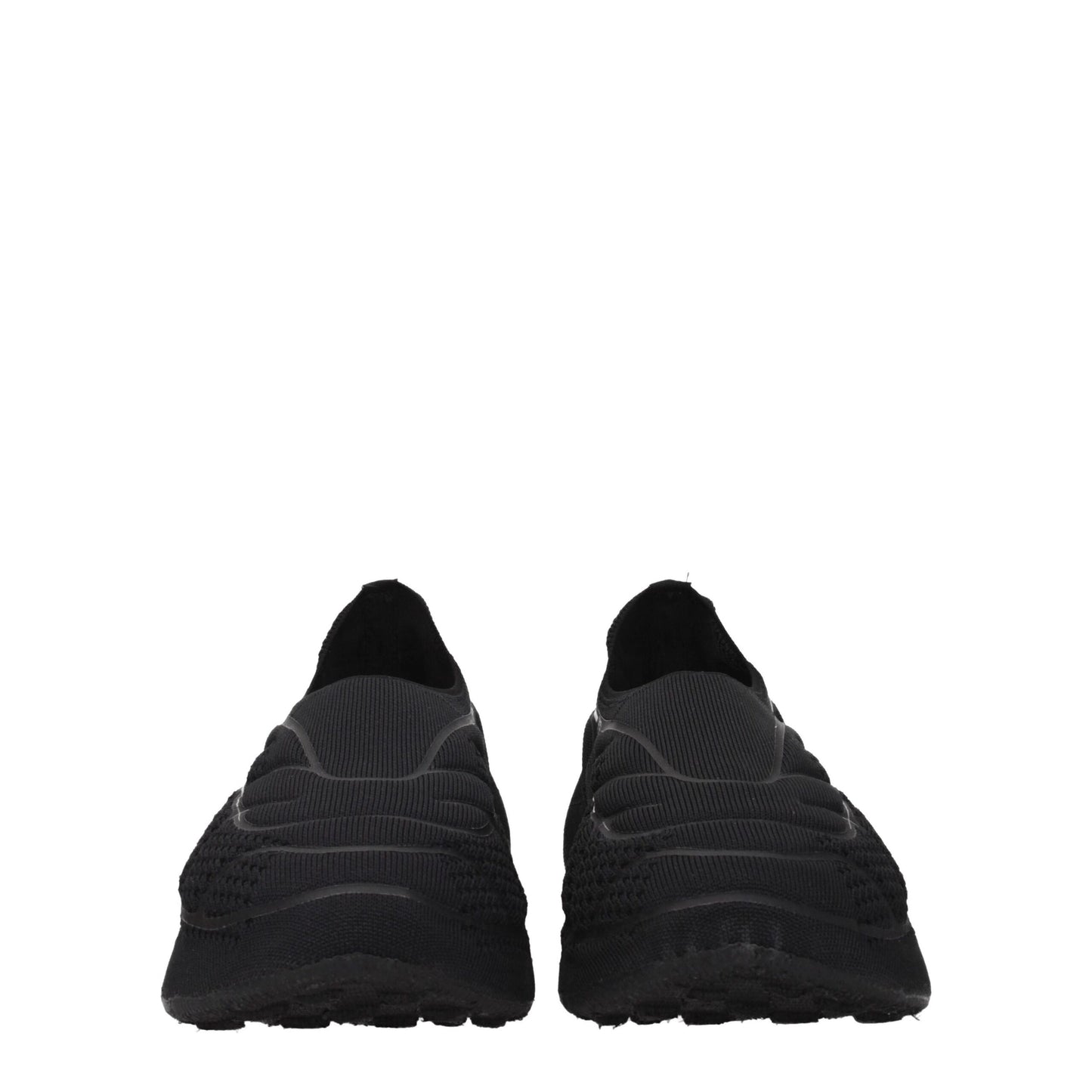 Givenchy Black Fabric Slip-On Loafers Givenchy