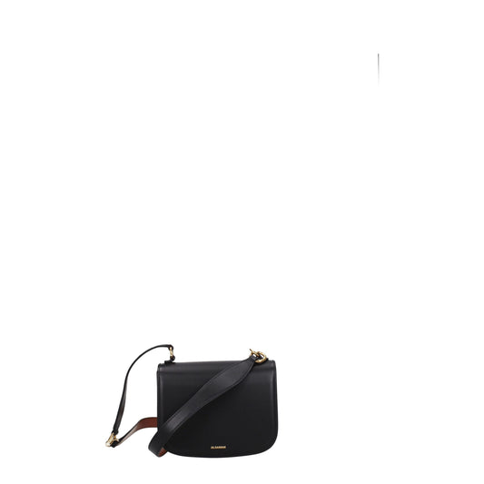 Jil Sander Black Leather Handbag Jil Sander