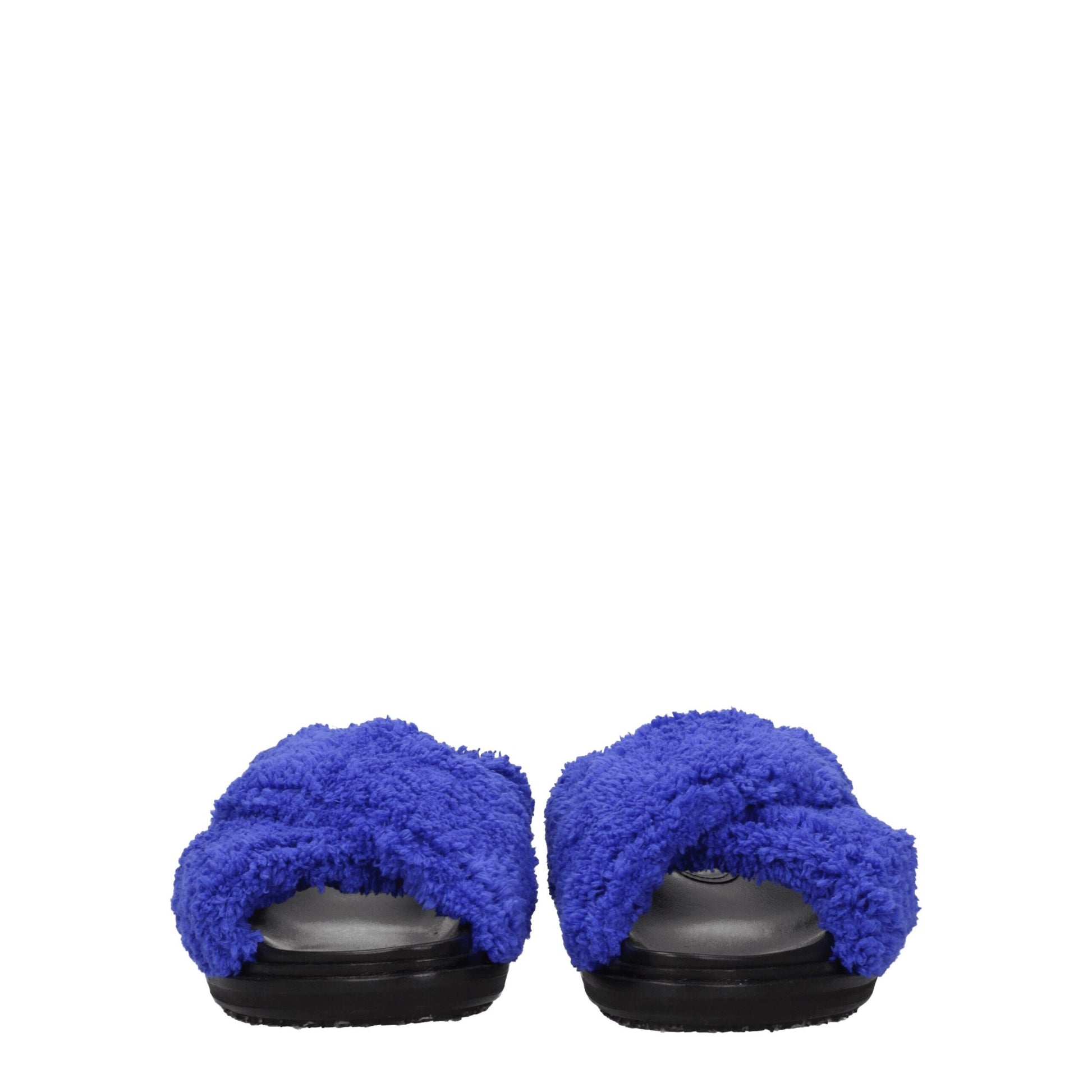 Marni Purple Fabric Slippers Marni
