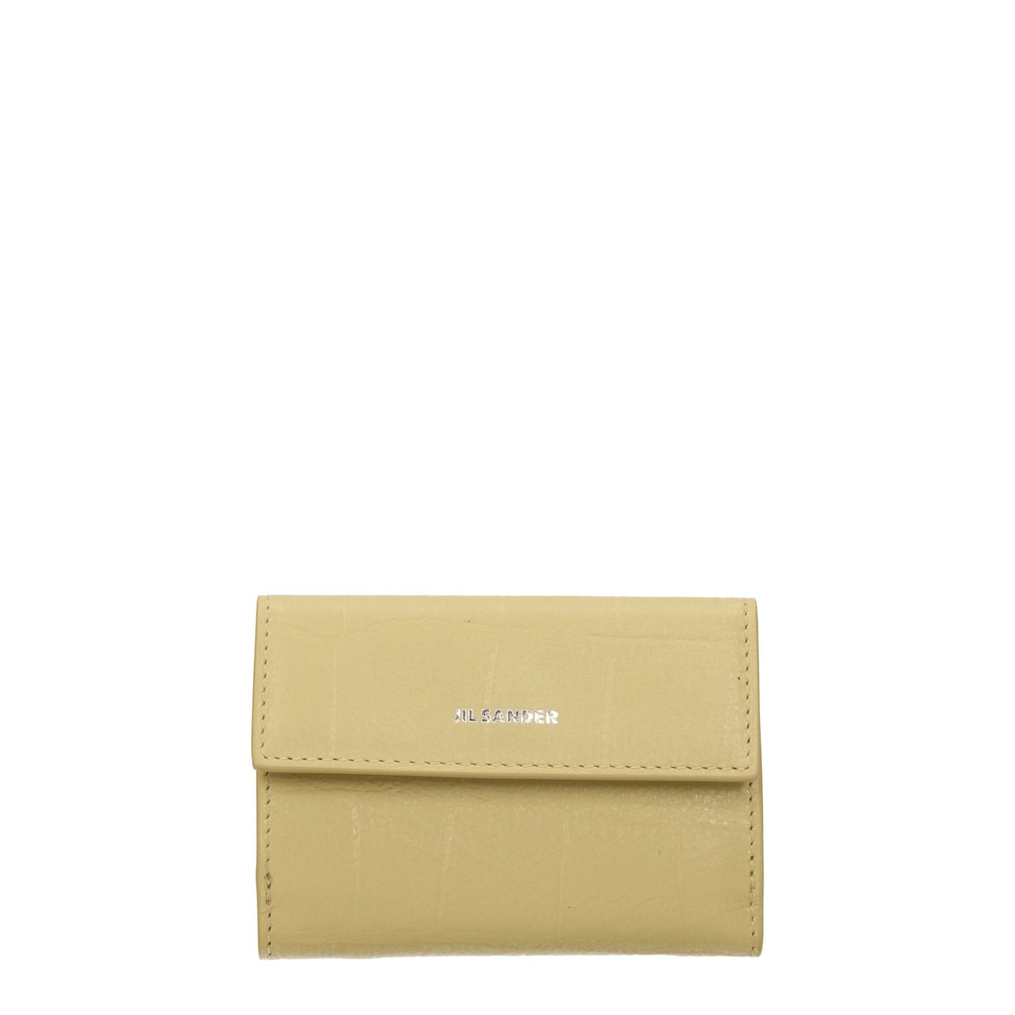 Jil Sander Yellow Leather Wallet Jil Sander