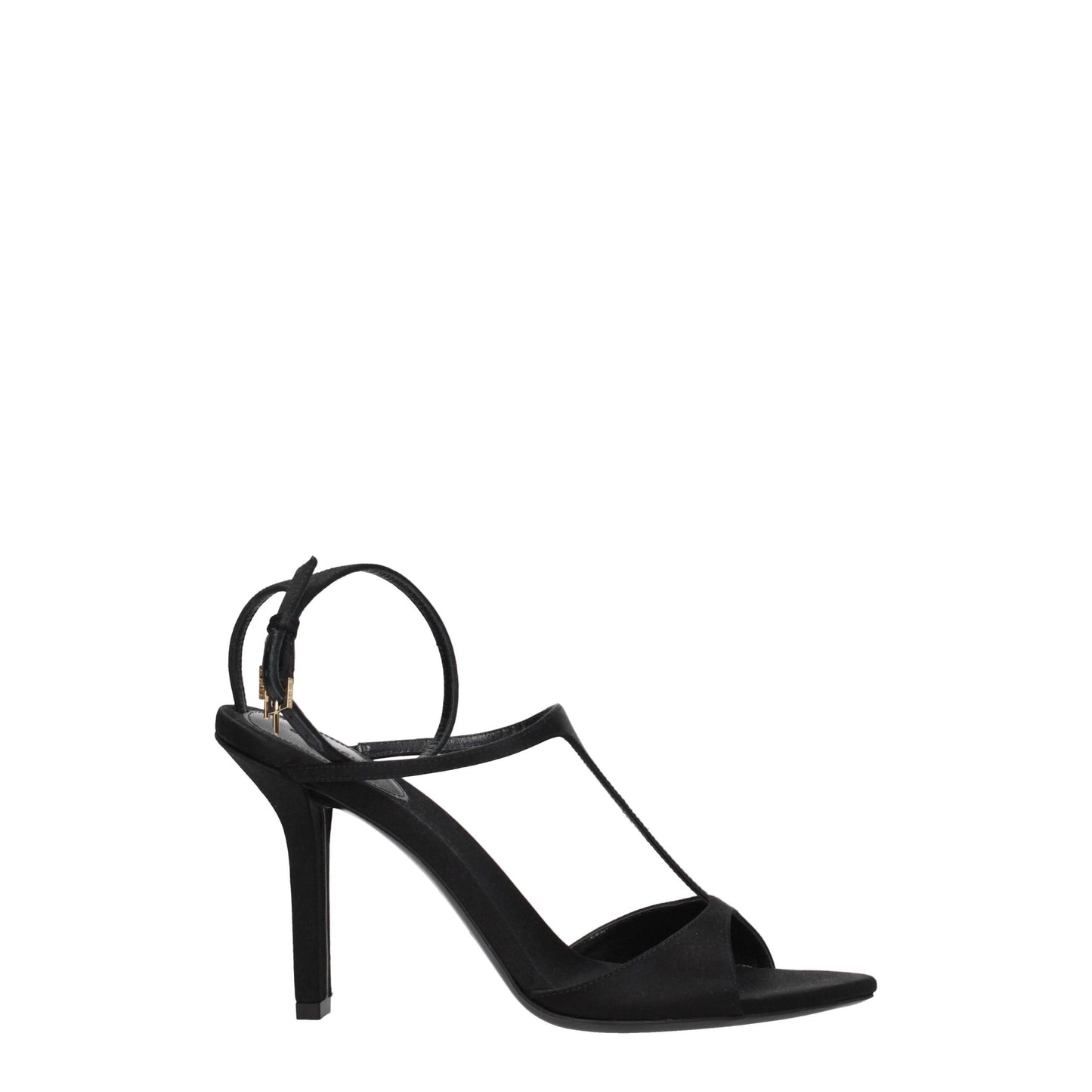 Givenchy Black Satin Stiletto Heel Sandals Givenchy
