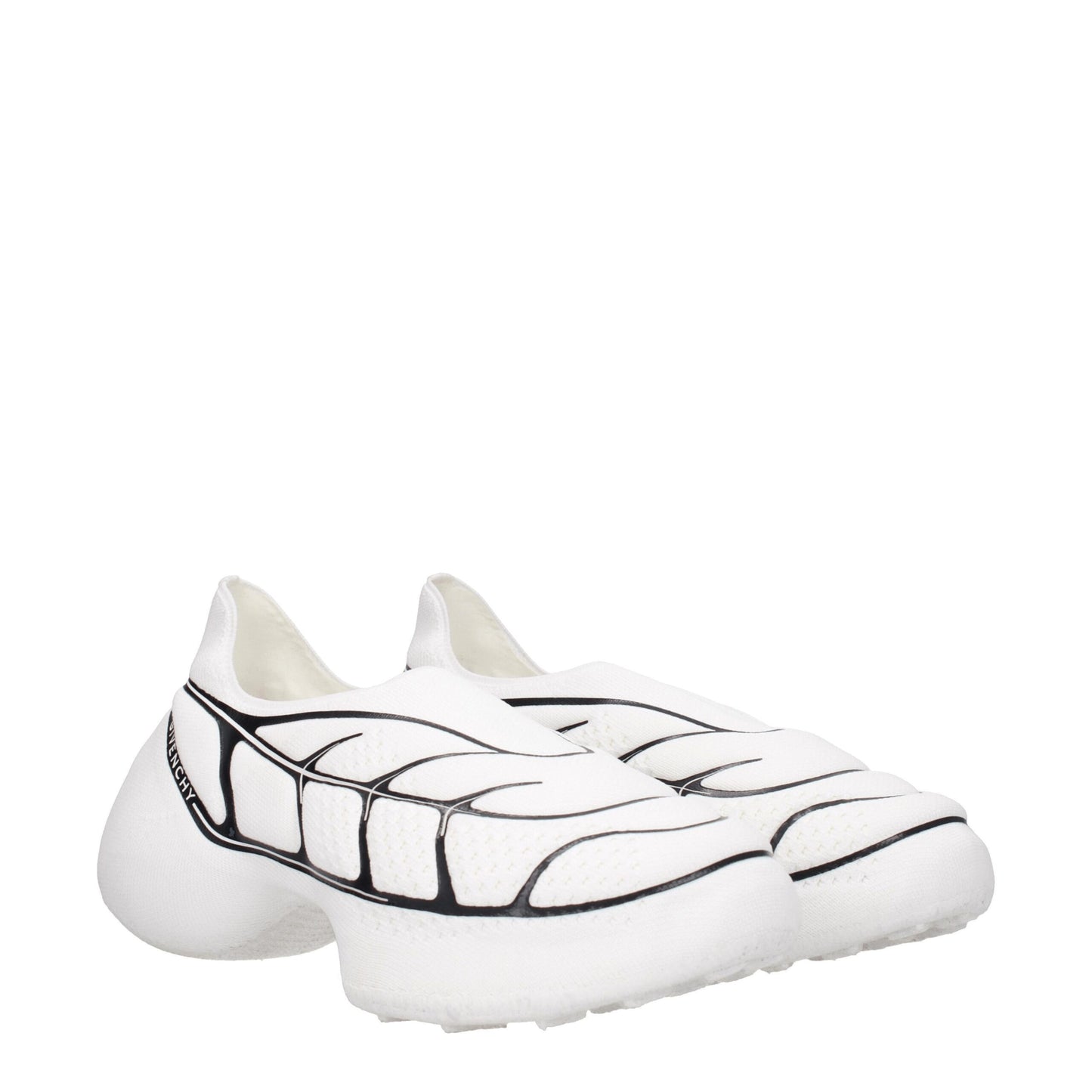 Givenchy White Fabric Low Top Sneakers Givenchy