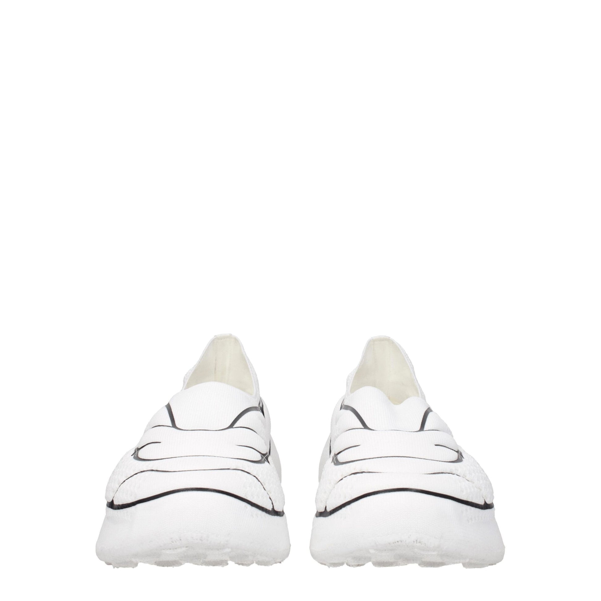 Givenchy White Fabric Low Top Sneakers Givenchy