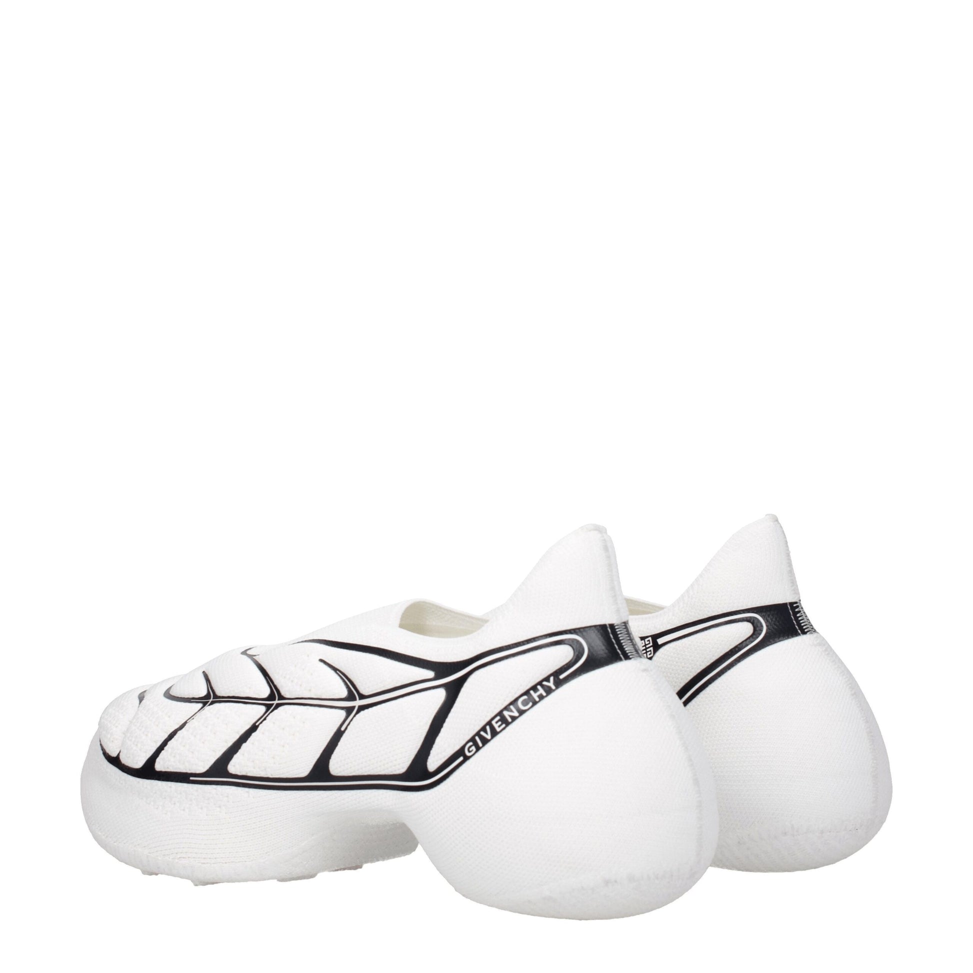 Givenchy White Fabric Low Top Sneakers Givenchy