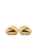 Jil Sander Beige Horsehair Slippers Jil Sander