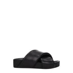 Jil Sander Black Leather Slippers Jil Sander