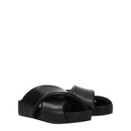 Jil Sander Black Leather Slippers Jil Sander